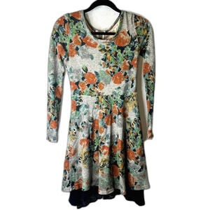 Anthropologie Saturday Sunday Floral Sweater Dress Size XS‎